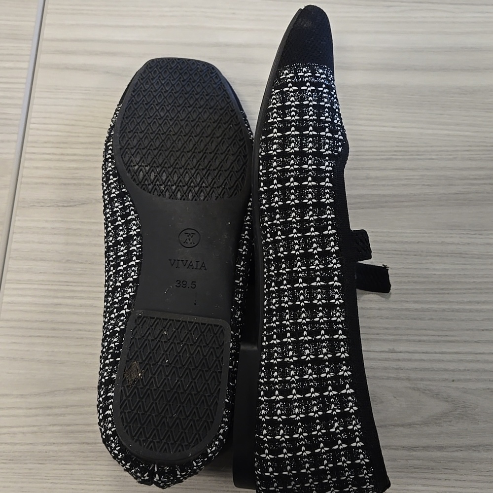 Vivaia Square Toe Margot Mary Janes 39.5 - Picture 3 of 3